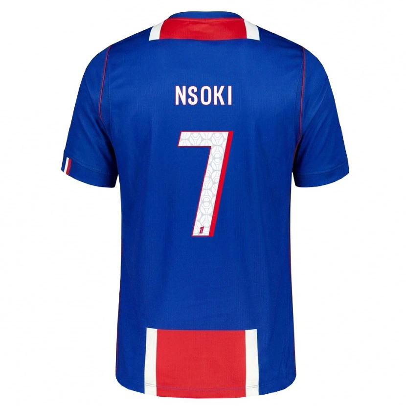 Danxen Damen Noah Nsoki #7 Rot Weiß Blau Heimtrikot Trikot 2026/27 T-Shirt Österreich