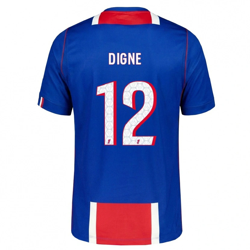 Danxen Damen Lucas Digne #12 Rot Weiß Blau Heimtrikot Trikot 2026/27 T-Shirt Österreich