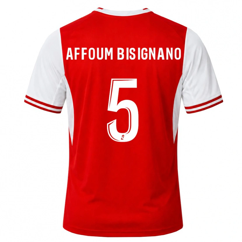 Danxen Damen Layan Affoum Bisignano #5 Rot Weiß Heimtrikot Trikot 2026/27 T-Shirt Österreich