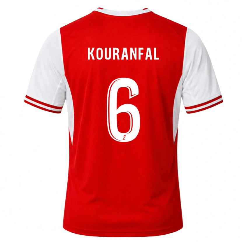 Danxen Damen Chamsedin Kouranfal #6 Rot Weiß Heimtrikot Trikot 2026/27 T-Shirt Österreich