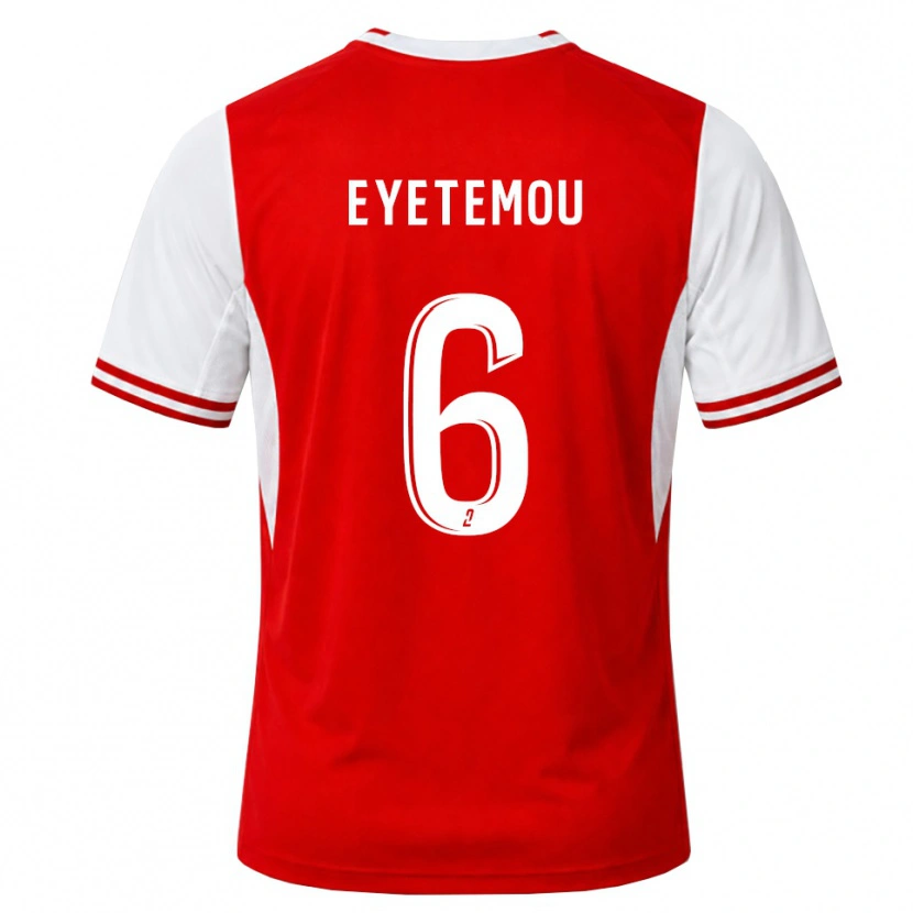 Danxen Damen Paul Eyetemou #6 Rot Weiß Heimtrikot Trikot 2026/27 T-Shirt Österreich