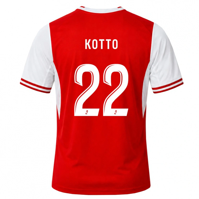 Danxen Damen Samuel Kotto #22 Rot Weiß Heimtrikot Trikot 2026/27 T-Shirt Österreich