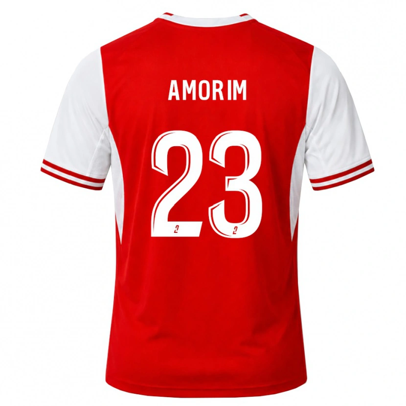 Danxen Damen Théo Amorim #23 Rot Weiß Heimtrikot Trikot 2026/27 T-Shirt Österreich