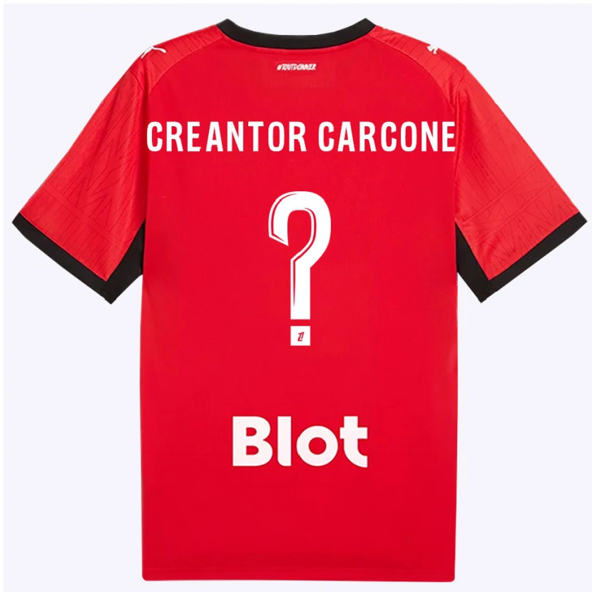 Danxen Damen Marlon Creantor Carcone #0 Rot Schwarz Weiß Heimtrikot Trikot 2026/27 T-Shirt Österreich