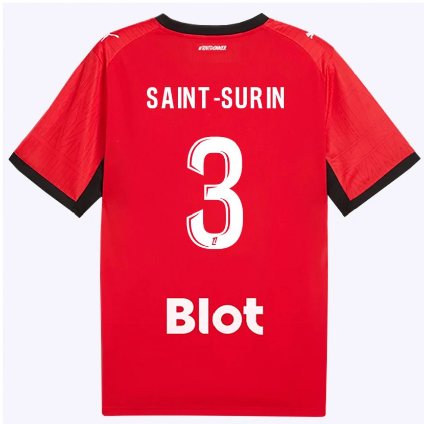 Danxen Damen Rio Saint-Surin #3 Rot Schwarz Weiß Heimtrikot Trikot 2026/27 T-Shirt Österreich