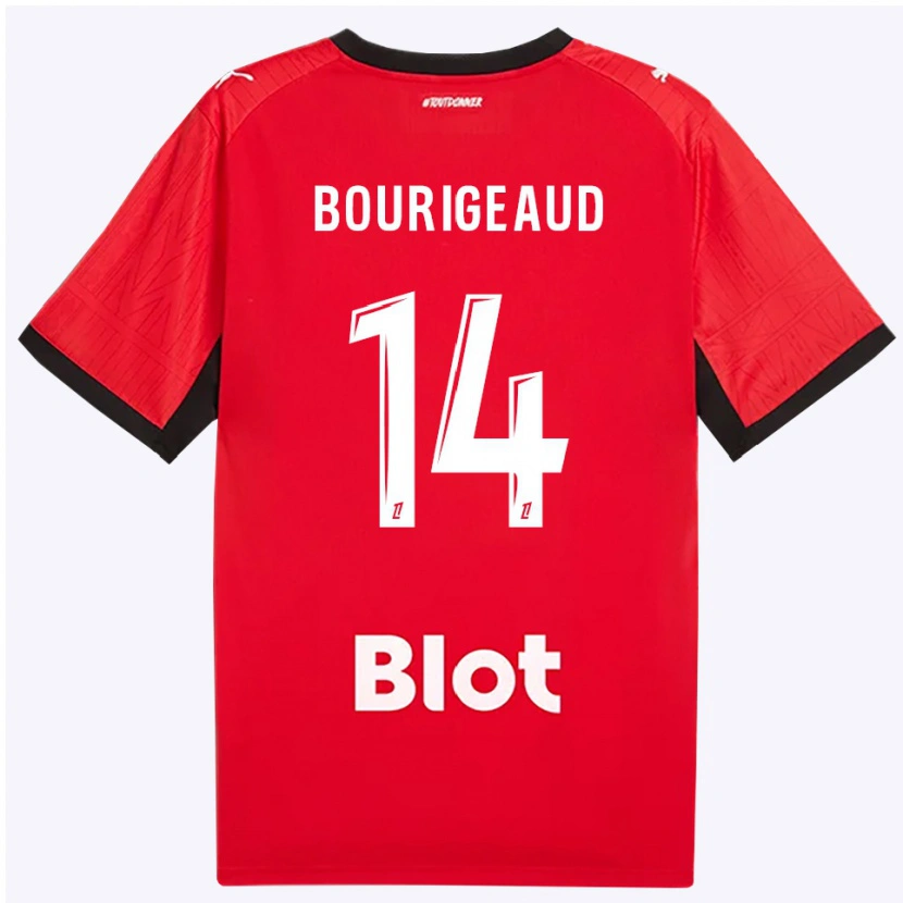Danxen Damen Benjamin Bourigeaud #14 Rot Schwarz Weiß Heimtrikot Trikot 2026/27 T-Shirt Österreich