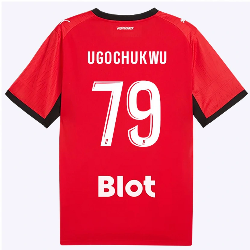 Danxen Damen Chibuike Ugochukwu #79 Rot Schwarz Weiß Heimtrikot Trikot 2026/27 T-Shirt Österreich