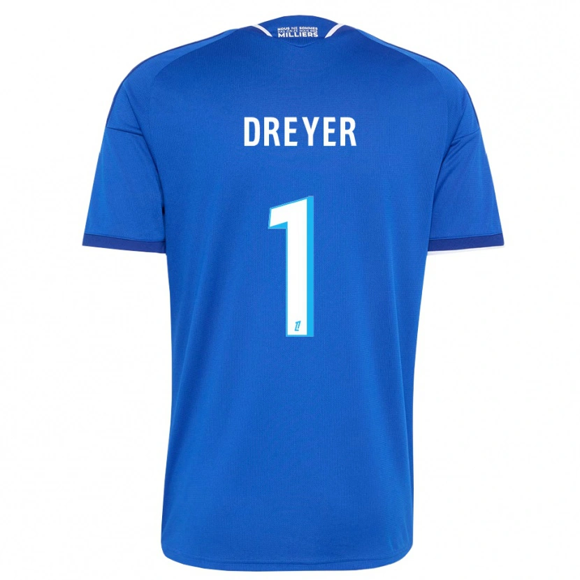 Danxen Damen Matthieu Dreyer #1 Königsblau Weiß Heimtrikot Trikot 2026/27 T-Shirt Österreich