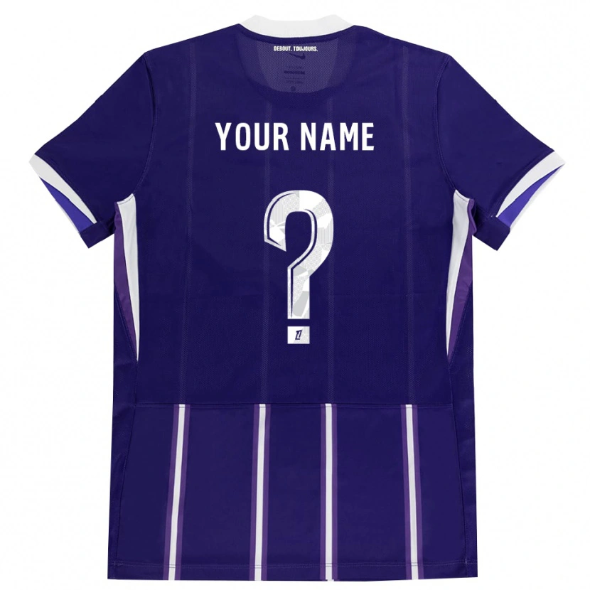 Danxen Damen Ihren Namen #0 Lila Weiß Heimtrikot Trikot 2026/27 T-Shirt Österreich