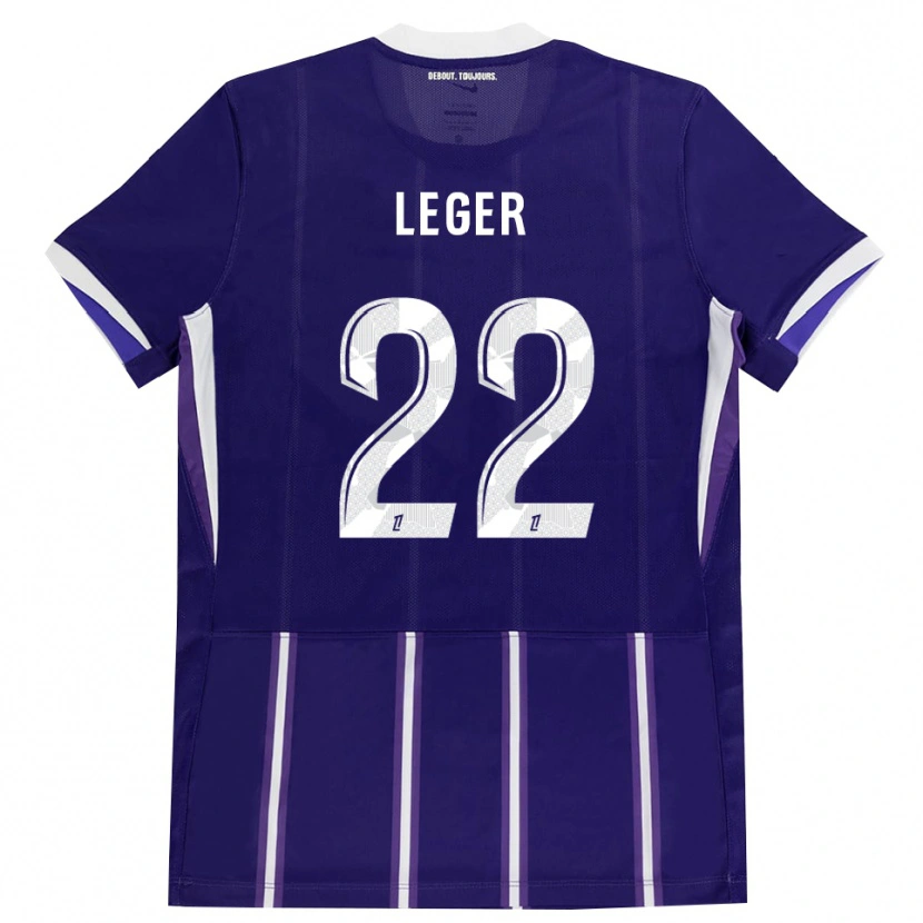 Danxen Damen Christelle Léger #22 Lila Weiß Heimtrikot Trikot 2026/27 T-Shirt Österreich
