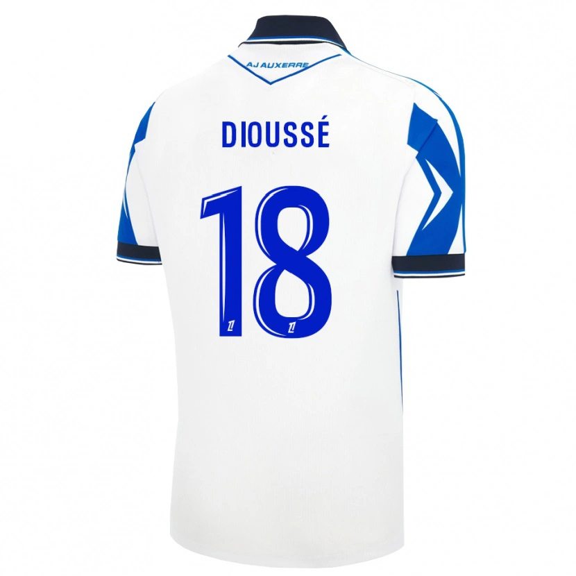 Danxen Damen Assane Dioussé #18 Schwarz Weiß Blau Heimtrikot Trikot 2026/27 T-Shirt Österreich