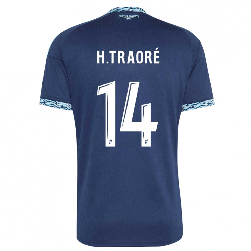 Danxen Damen Hamari Traoré #14 Stahlblau Weiß Heimtrikot Trikot 2026/27 T-Shirt Österreich
