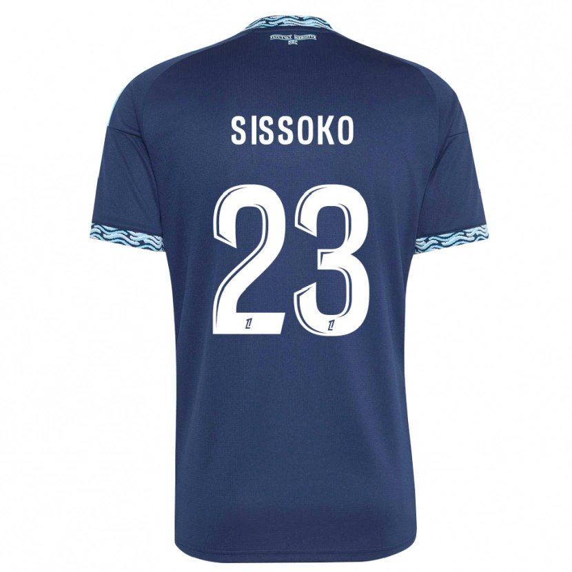 Danxen Damen Teninsoun Sissoko #23 Stahlblau Weiß Heimtrikot Trikot 2026/27 T-Shirt Österreich