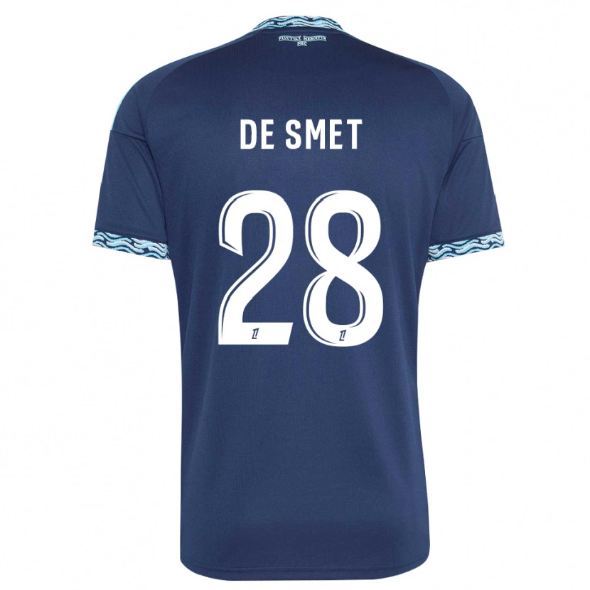 Danxen Damen Thibault De Smet #28 Stahlblau Weiß Heimtrikot Trikot 2026/27 T-Shirt Österreich
