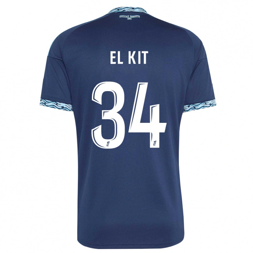 Danxen Damen Kamil El Kit #34 Stahlblau Weiß Heimtrikot Trikot 2026/27 T-Shirt Österreich