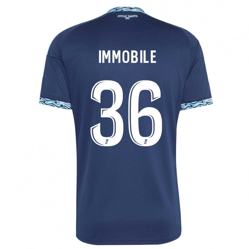 Danxen Damen Ciro Immobile #36 Stahlblau Weiß Heimtrikot Trikot 2026/27 T-Shirt Österreich