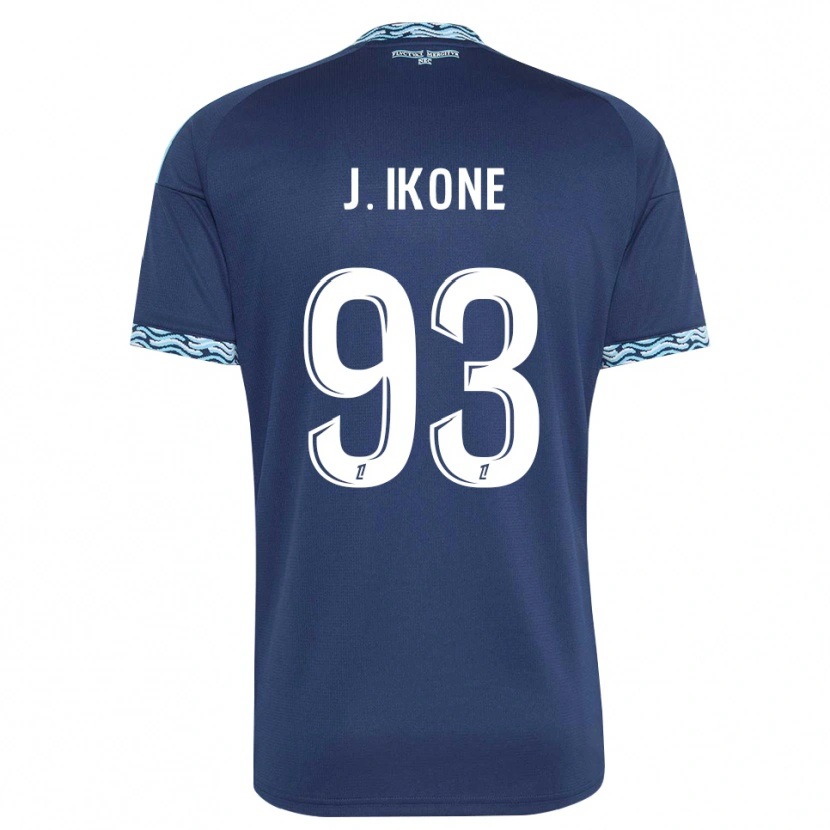 Danxen Damen Jonathan Ikoné #93 Stahlblau Weiß Heimtrikot Trikot 2026/27 T-Shirt Österreich