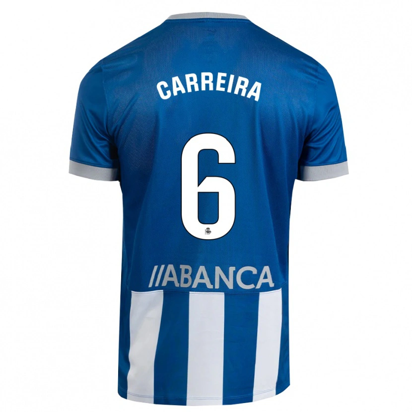 Danxen Damen David Carreira #6 Blau Grau Weiß Heimtrikot Trikot 2026/27 T-Shirt Österreich