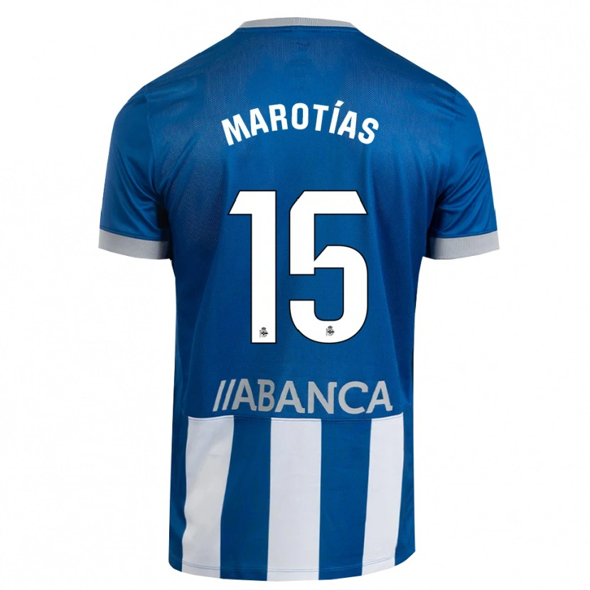 Danxen Damen Oscar Marotías #15 Blau Grau Weiß Heimtrikot Trikot 2026/27 T-Shirt Österreich