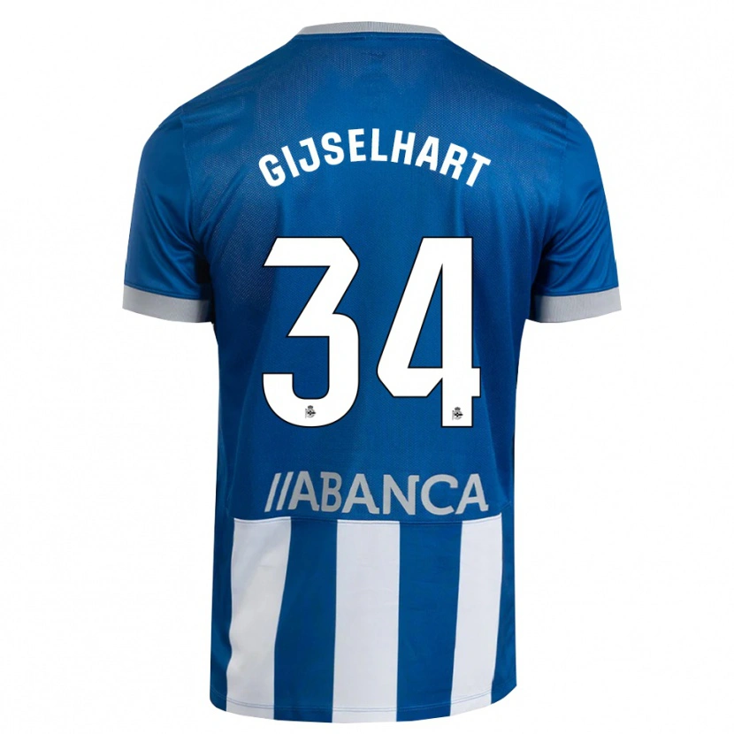 Danxen Damen Teun Gijselhart #34 Blau Grau Weiß Heimtrikot Trikot 2026/27 T-Shirt Österreich