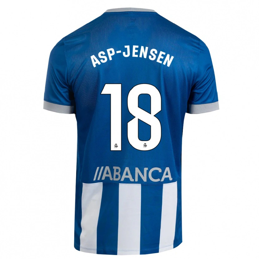 Danxen Damen Jonathan Asp Jensen #18 Blau Grau Weiß Heimtrikot Trikot 2026/27 T-Shirt Österreich