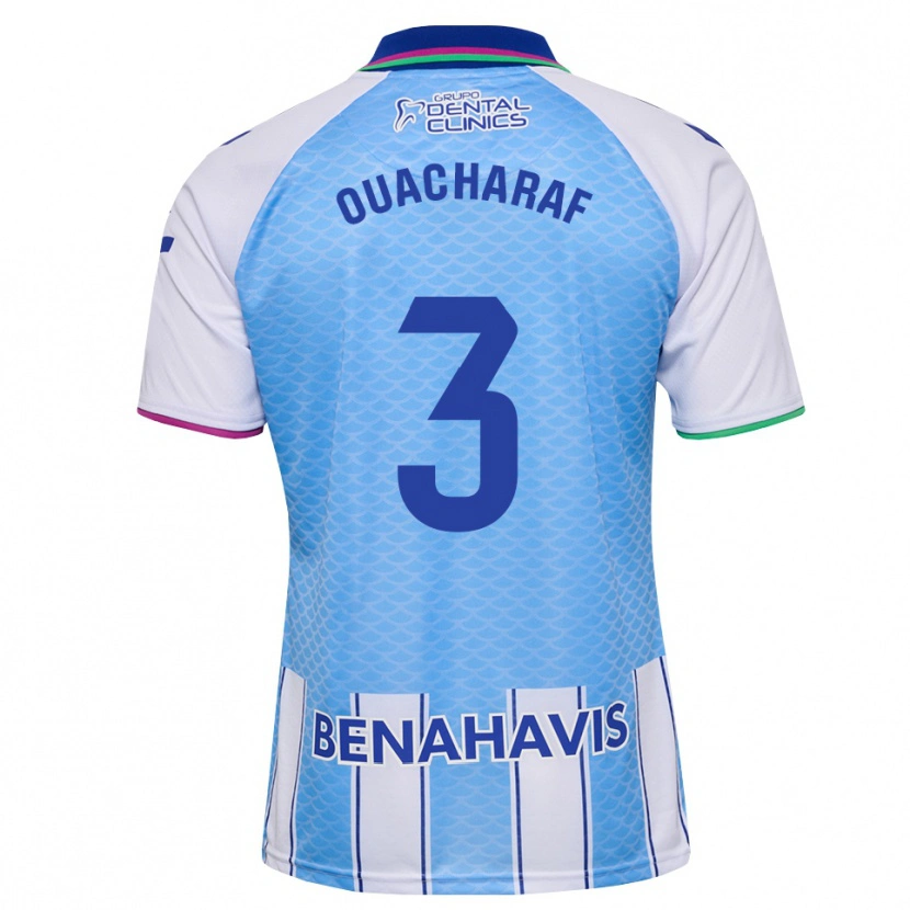 Danxen Damen Bilal Ouacharaf #3 Tief Himmelblau Weiß Heimtrikot Trikot 2026/27 T-Shirt Österreich