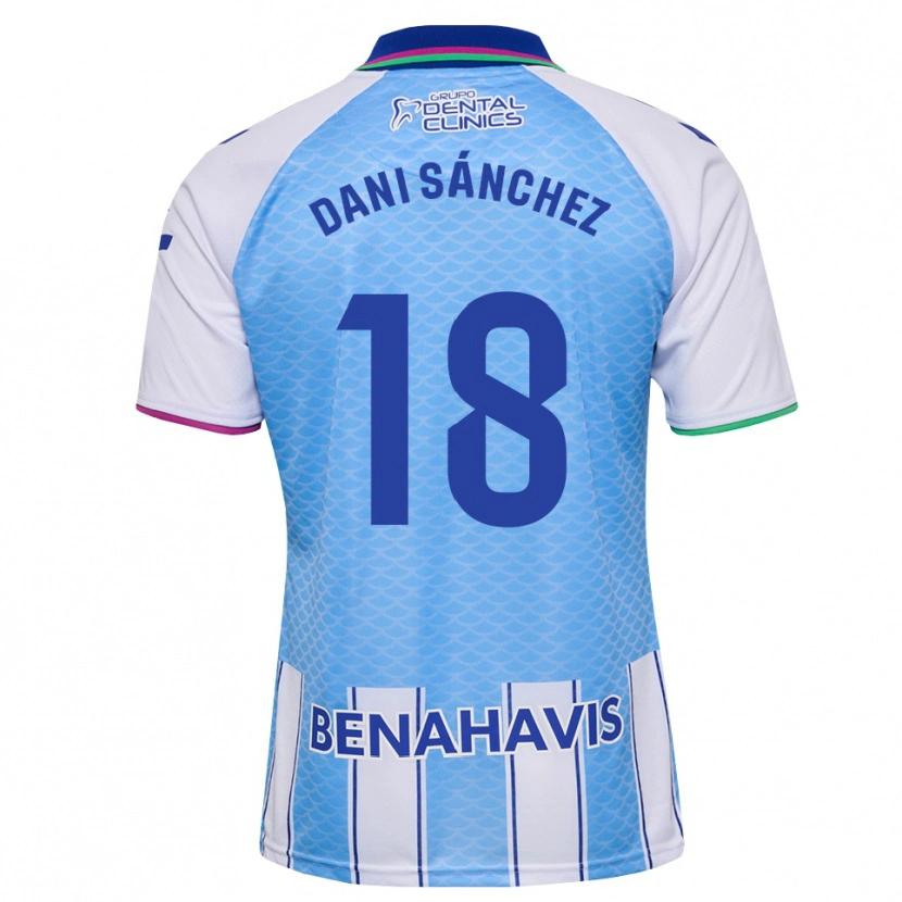 Danxen Damen Dani Sánchez #18 Tief Himmelblau Weiß Heimtrikot Trikot 2026/27 T-Shirt Österreich