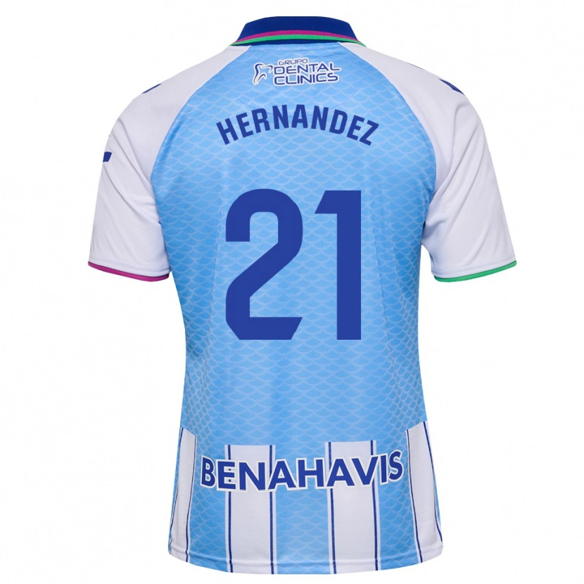 Danxen Damen Juan Hernández #21 Tief Himmelblau Weiß Heimtrikot Trikot 2026/27 T-Shirt Österreich