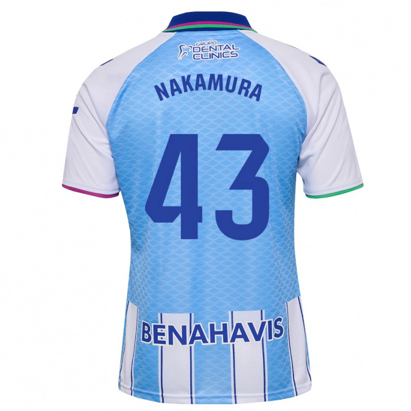Danxen Damen Mare Nakamura #43 Tief Himmelblau Weiß Heimtrikot Trikot 2026/27 T-Shirt Österreich