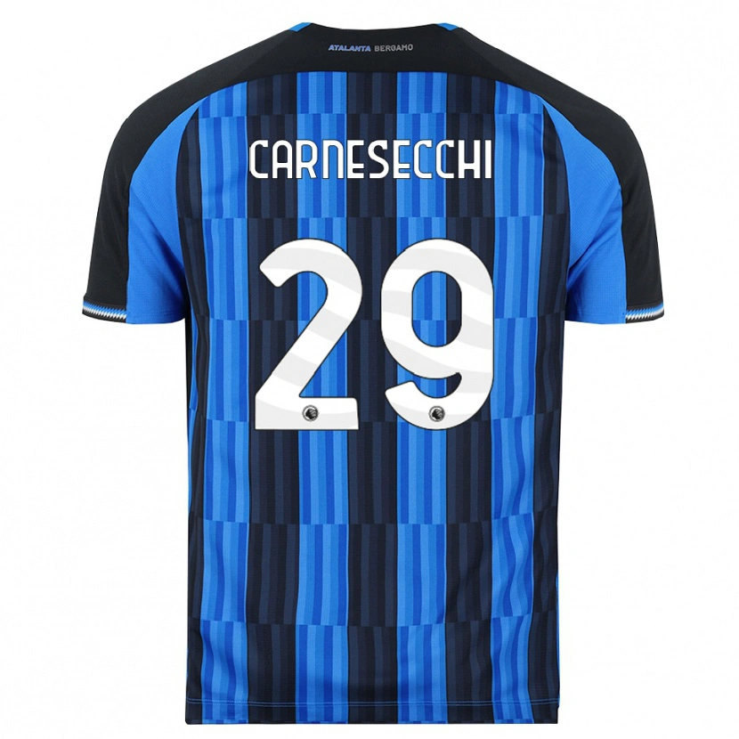 Danxen Damen Marco Carnesecchi #29 Blau Schwarz Rot Heimtrikot Trikot 2026/27 T-Shirt Österreich