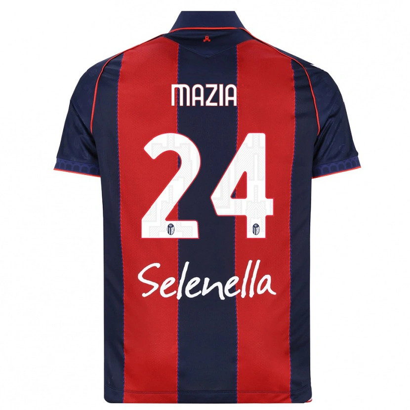 Danxen Damen Andrea Mazia #24 Königsblau Rot Weiß Heimtrikot Trikot 2026/27 T-Shirt Österreich