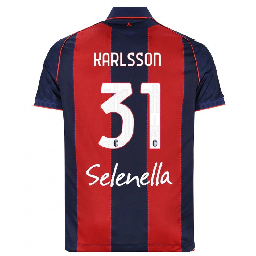 Danxen Damen Kazper Karlsson #31 Königsblau Rot Weiß Heimtrikot Trikot 2026/27 T-Shirt Österreich