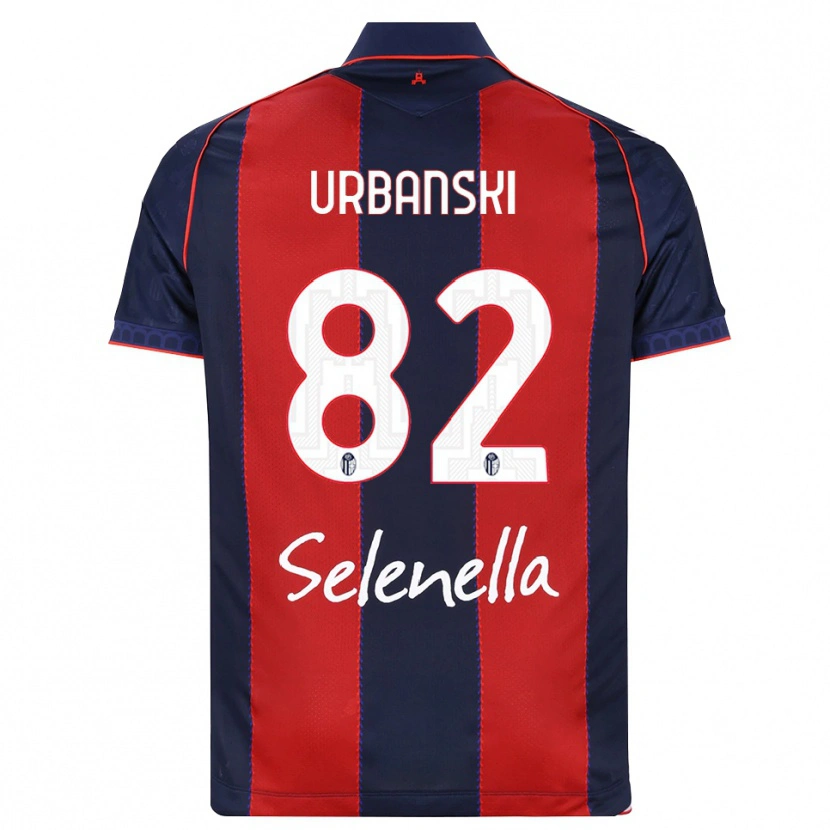 Danxen Damen Kacper Urbanski #82 Königsblau Rot Weiß Heimtrikot Trikot 2026/27 T-Shirt Österreich
