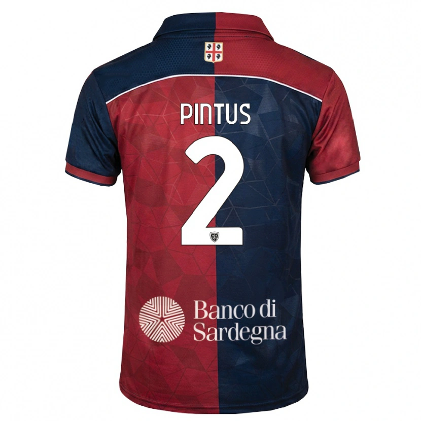 Danxen Damen Nicola Pintus #2 Burgund Rot Königsblau Heimtrikot Trikot 2026/27 T-Shirt Österreich