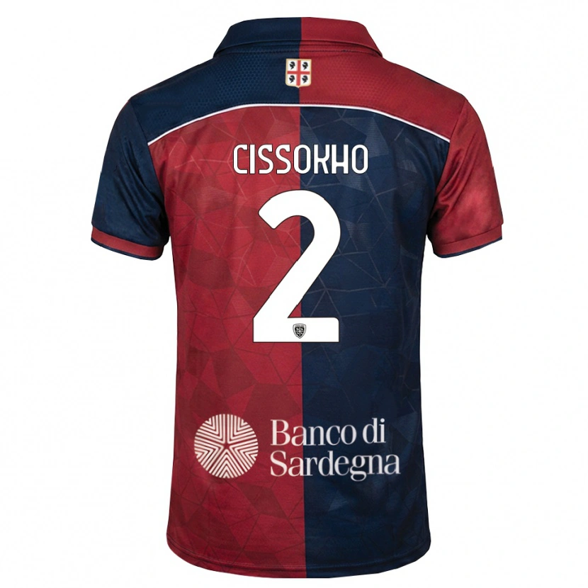 Danxen Damen Moussa Cissokho #2 Burgund Rot Königsblau Heimtrikot Trikot 2026/27 T-Shirt Österreich