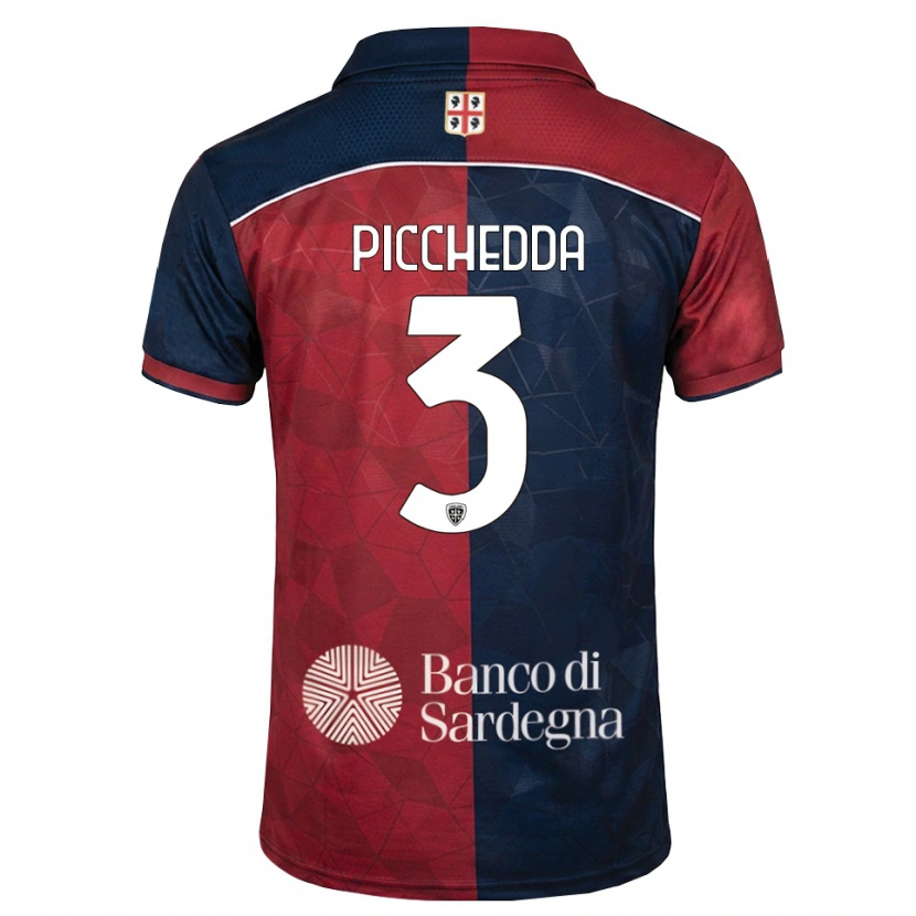 Danxen Damen Marco Picchedda #3 Burgund Rot Königsblau Heimtrikot Trikot 2026/27 T-Shirt Österreich