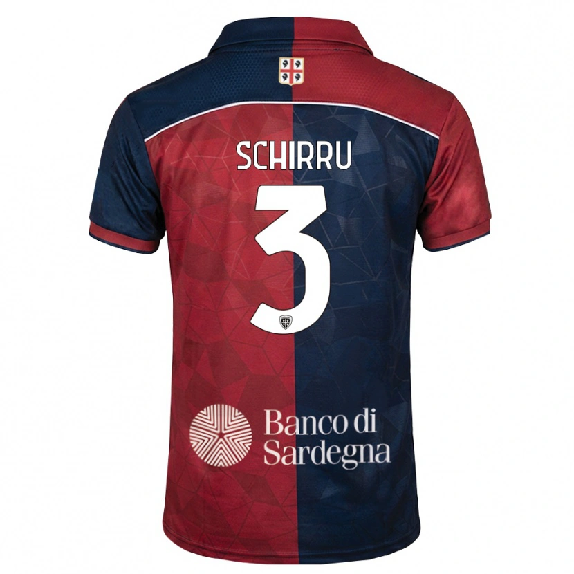 Danxen Damen Andrea Schirru #3 Burgund Rot Königsblau Heimtrikot Trikot 2026/27 T-Shirt Österreich