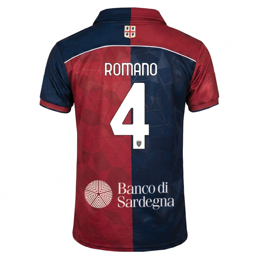Danxen Damen Alessandro Romano #4 Burgund Rot Königsblau Heimtrikot Trikot 2026/27 T-Shirt Österreich