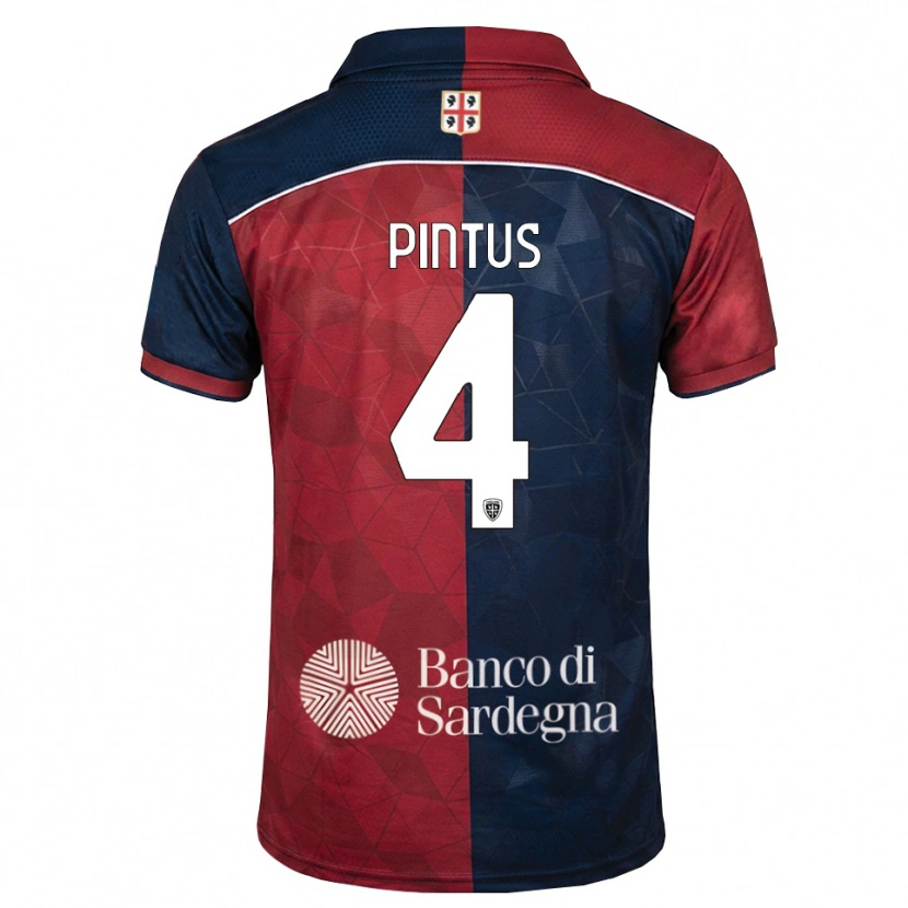 Danxen Damen Luca Pintus #4 Burgund Rot Königsblau Heimtrikot Trikot 2026/27 T-Shirt Österreich