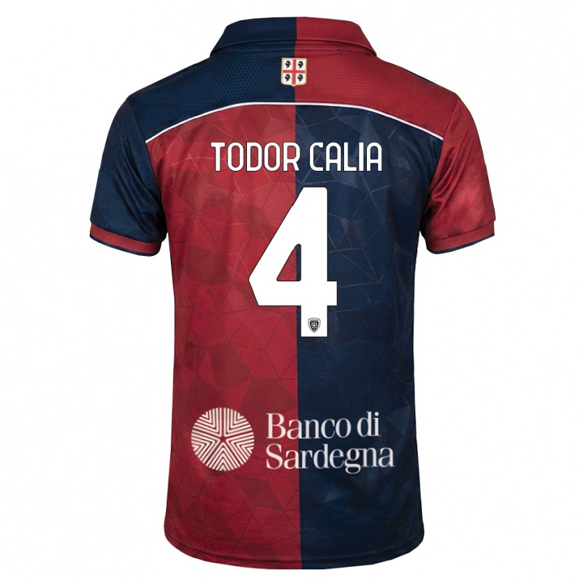 Danxen Damen Francesco Todor Calia #4 Burgund Rot Königsblau Heimtrikot Trikot 2026/27 T-Shirt Österreich