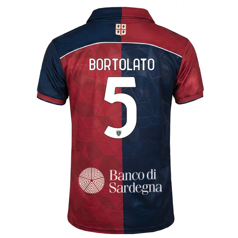 Danxen Damen Filippo Bortolato #5 Burgund Rot Königsblau Heimtrikot Trikot 2026/27 T-Shirt Österreich