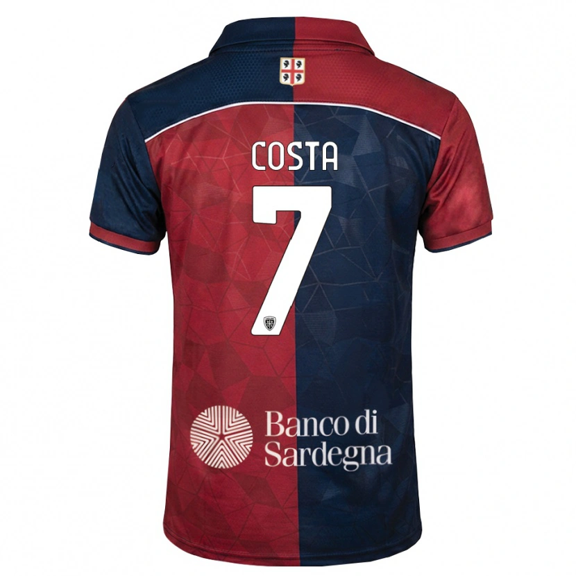 Danxen Damen Luca Costa #7 Burgund Rot Königsblau Heimtrikot Trikot 2026/27 T-Shirt Österreich