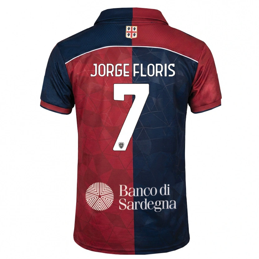 Danxen Damen Nicolò Jorge Floris #7 Burgund Rot Königsblau Heimtrikot Trikot 2026/27 T-Shirt Österreich