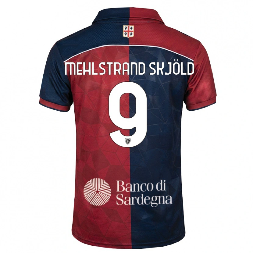 Danxen Damen William Mehlstrand Skjöld #9 Burgund Rot Königsblau Heimtrikot Trikot 2026/27 T-Shirt Österreich