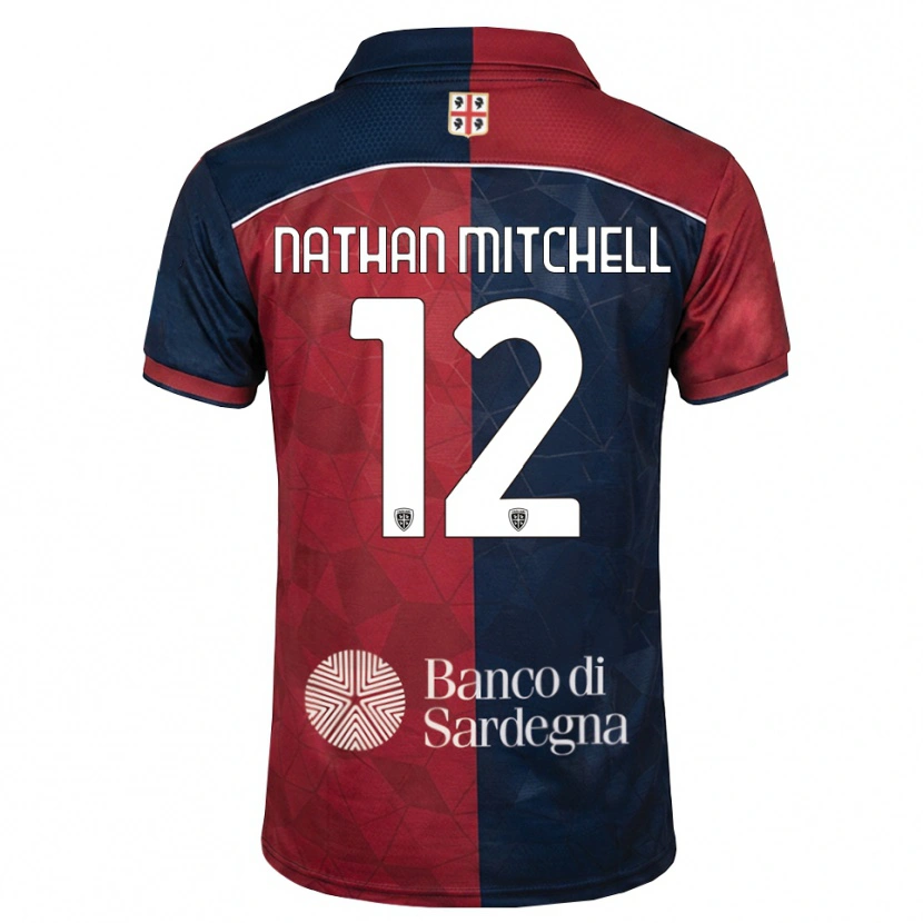 Danxen Damen Anton Nathan Mitchell #12 Burgund Rot Königsblau Heimtrikot Trikot 2026/27 T-Shirt Österreich