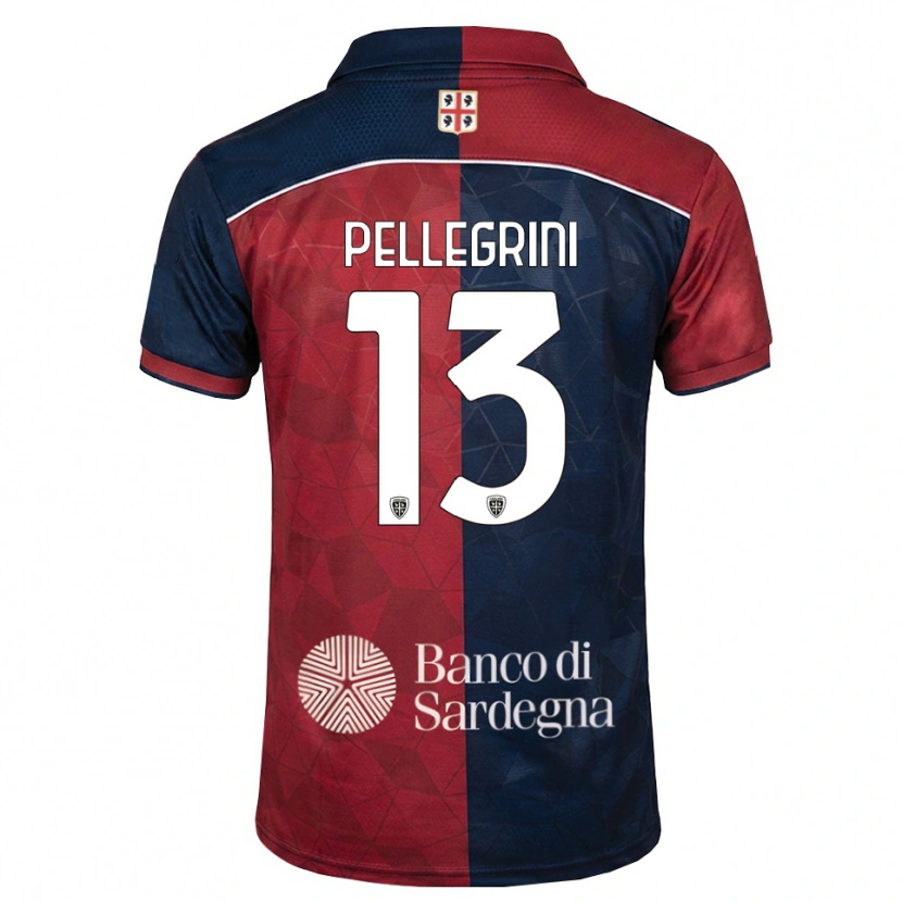 Danxen Damen Nicolò Pellegrini #13 Burgund Rot Königsblau Heimtrikot Trikot 2026/27 T-Shirt Österreich