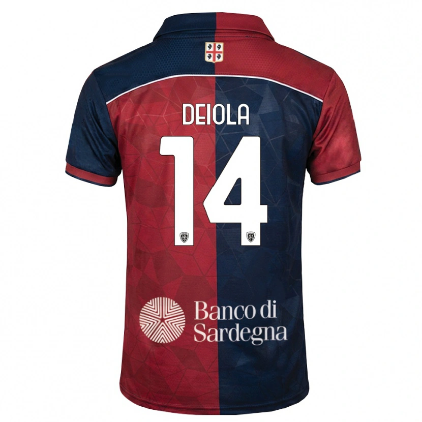 Danxen Damen Alessandro Deiola #14 Burgund Rot Königsblau Heimtrikot Trikot 2026/27 T-Shirt Österreich