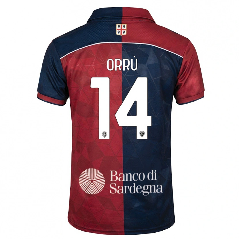 Danxen Damen Gabriele Orrù #14 Burgund Rot Königsblau Heimtrikot Trikot 2026/27 T-Shirt Österreich