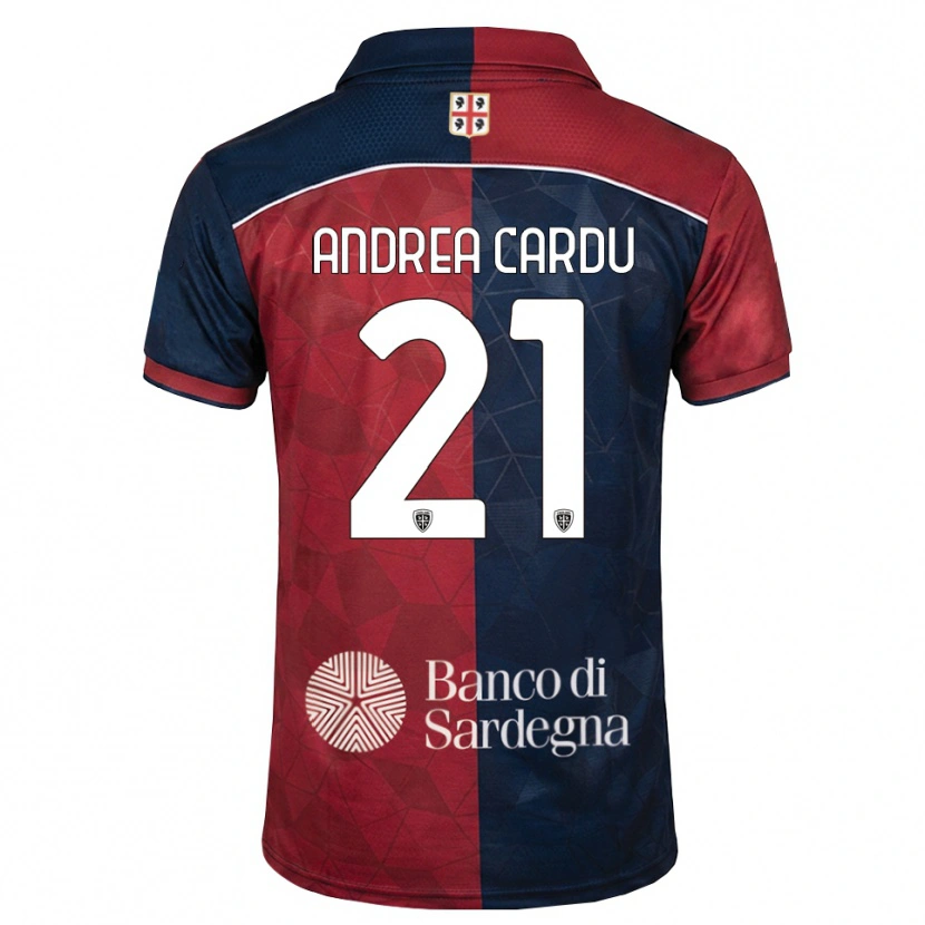 Danxen Damen Giovanni Andrea Cardu #21 Burgund Rot Königsblau Heimtrikot Trikot 2026/27 T-Shirt Österreich