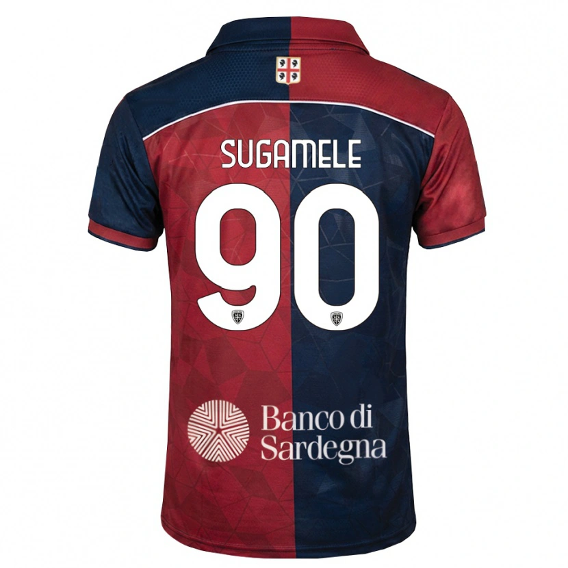 Danxen Damen Alessandro Sugamele #90 Burgund Rot Königsblau Heimtrikot Trikot 2026/27 T-Shirt Österreich